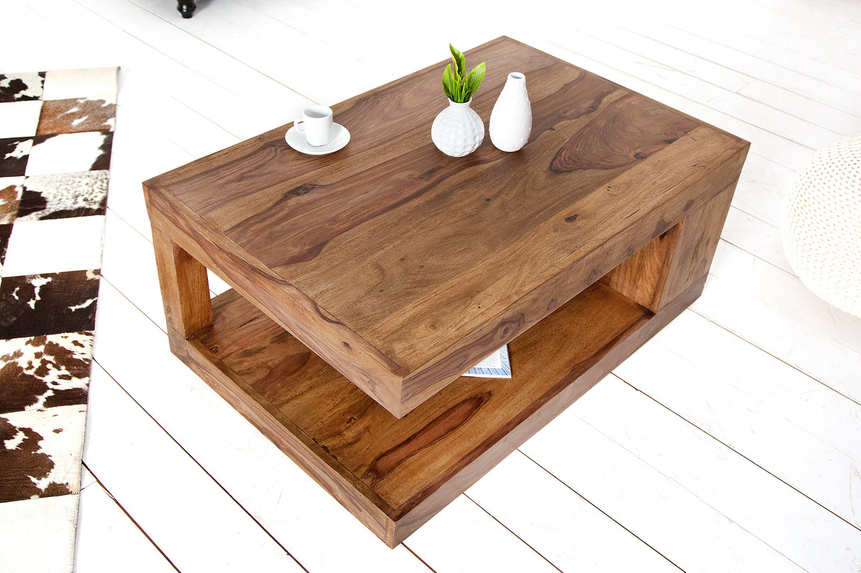 Couchtisch GIANT XL 90x60cm Sheesham