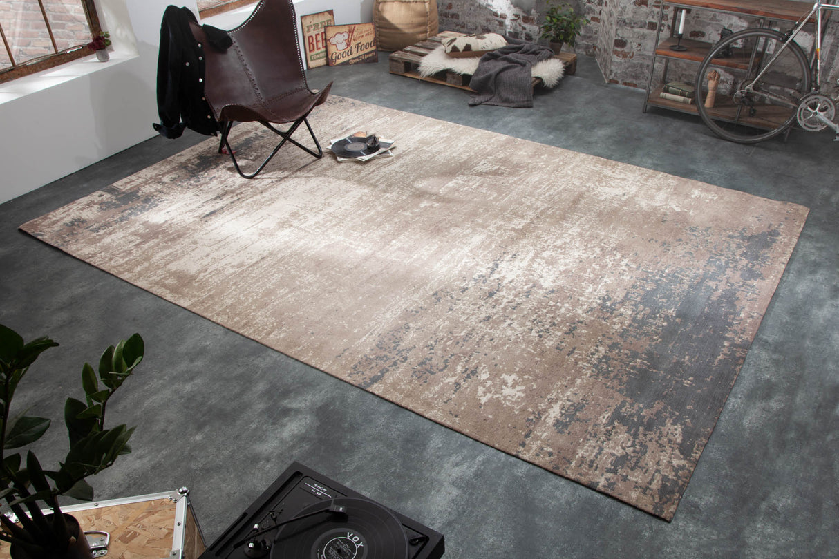 Teppich MODERN ART 350x240cm grau beige
