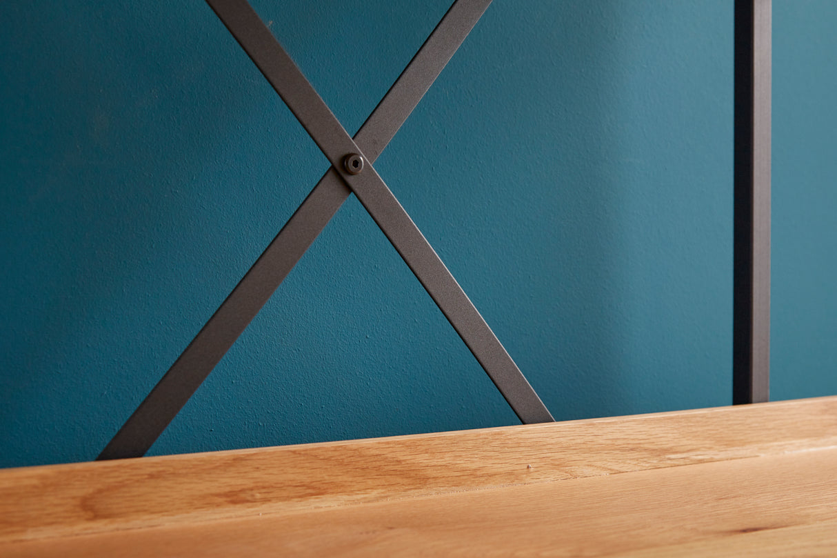 Shelf FACTORY 166cm oak wood