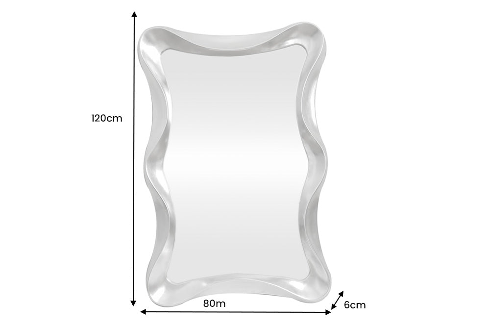 Wall mirror ALICE 120cm silver