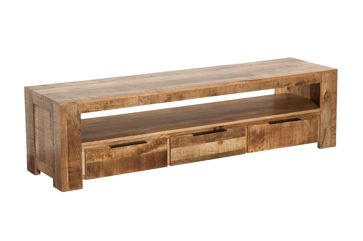 TV-Board IRON CRAFT 170cm Mango Natur Industriestil