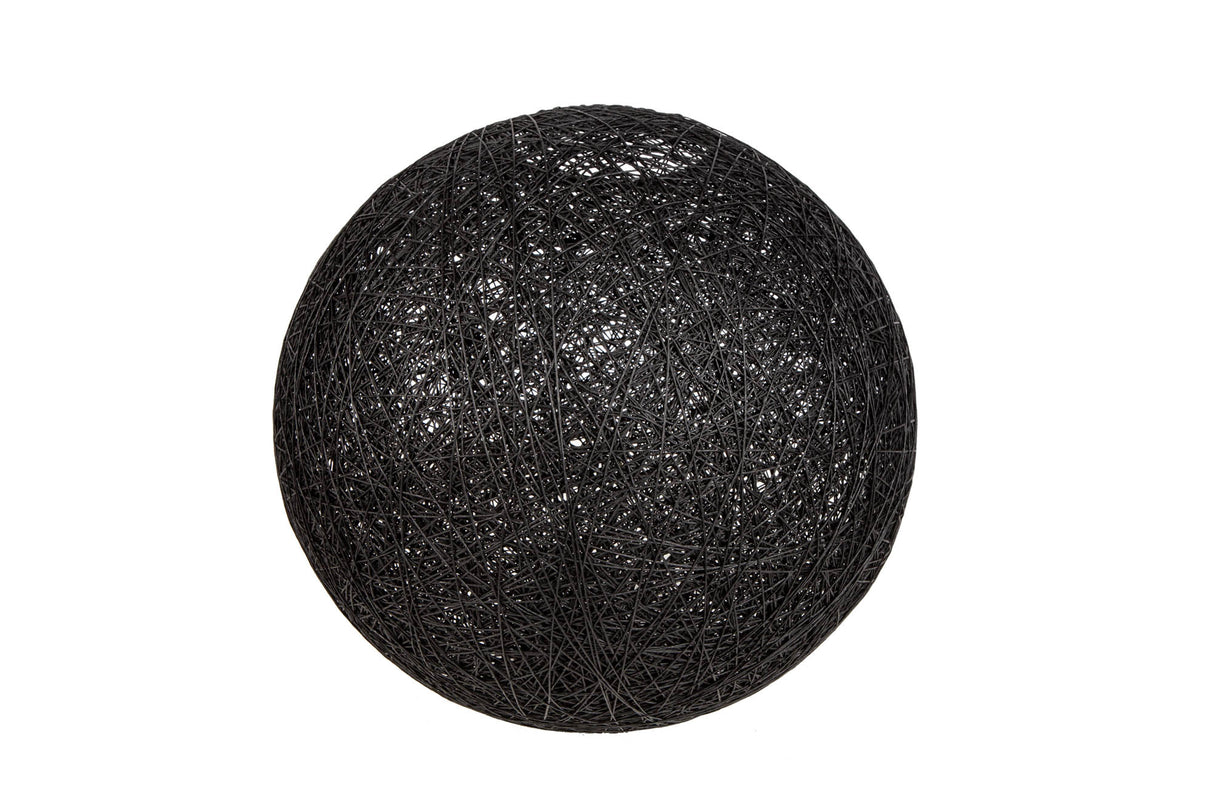 Pendelleuchte COCOONING 60cm schwarzes Abacá