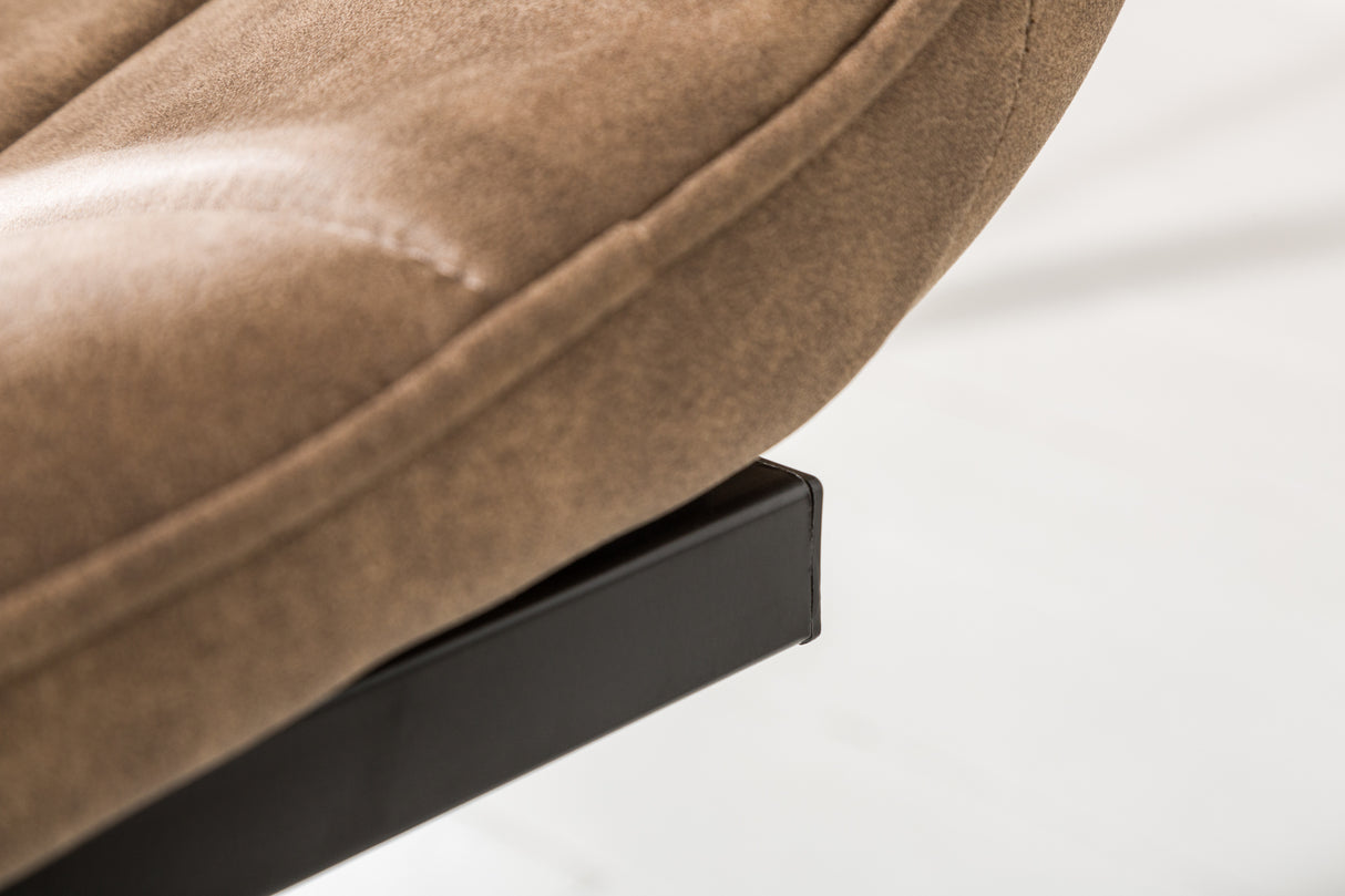 Freischwinger MIAMI Mikrofaser taupe