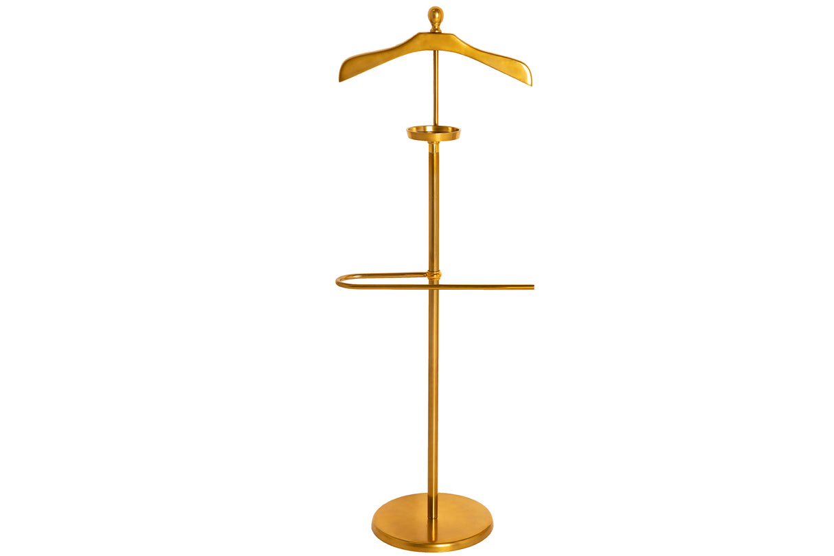 Valet Coat rack 130cm gold aluminium