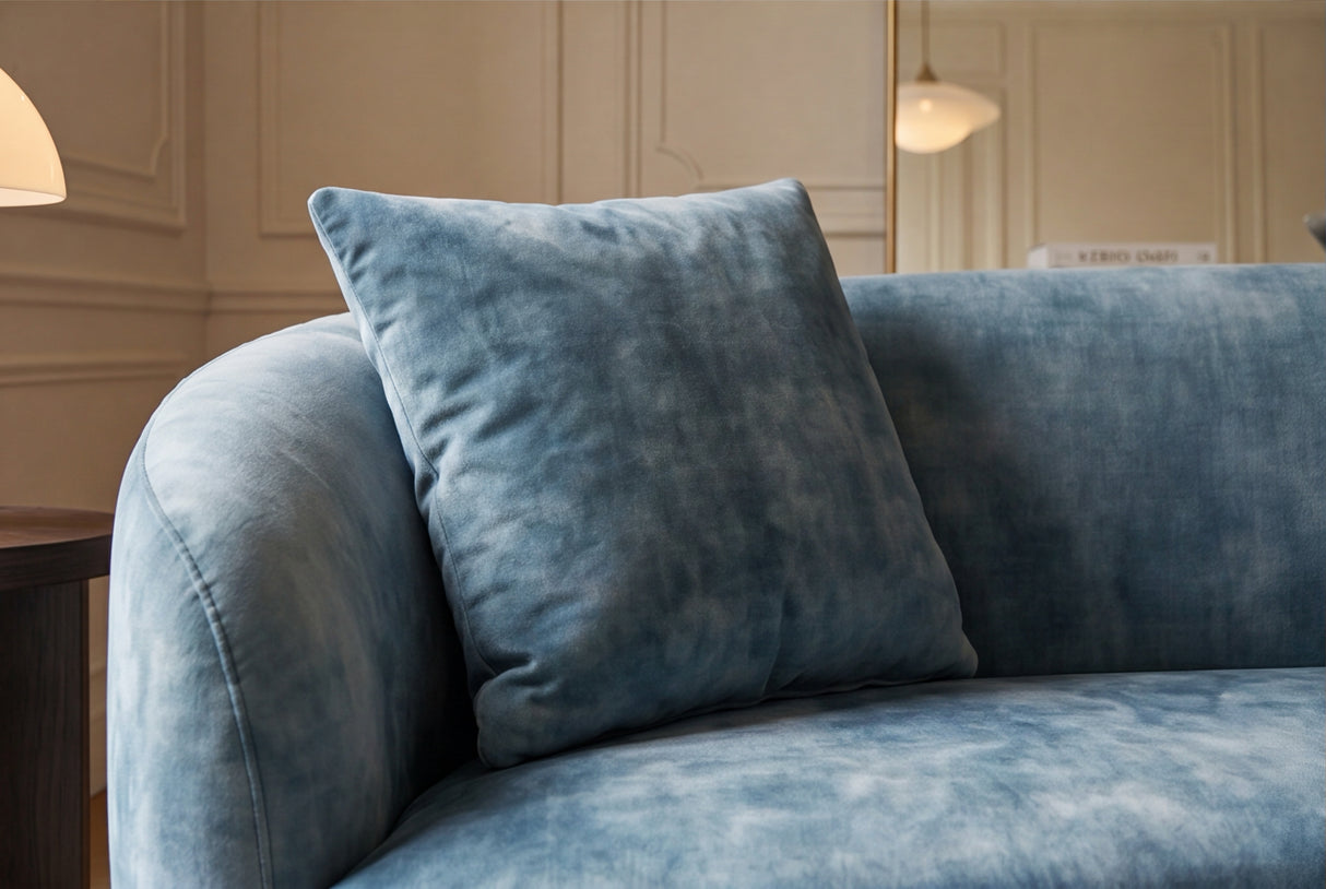 Sofa ELEMENTAL 180cm 2-seater velvet petrol