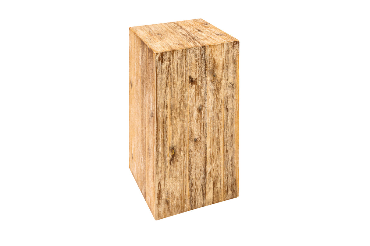 Decoration pillar COLUMNA 50cm acacia teak grey