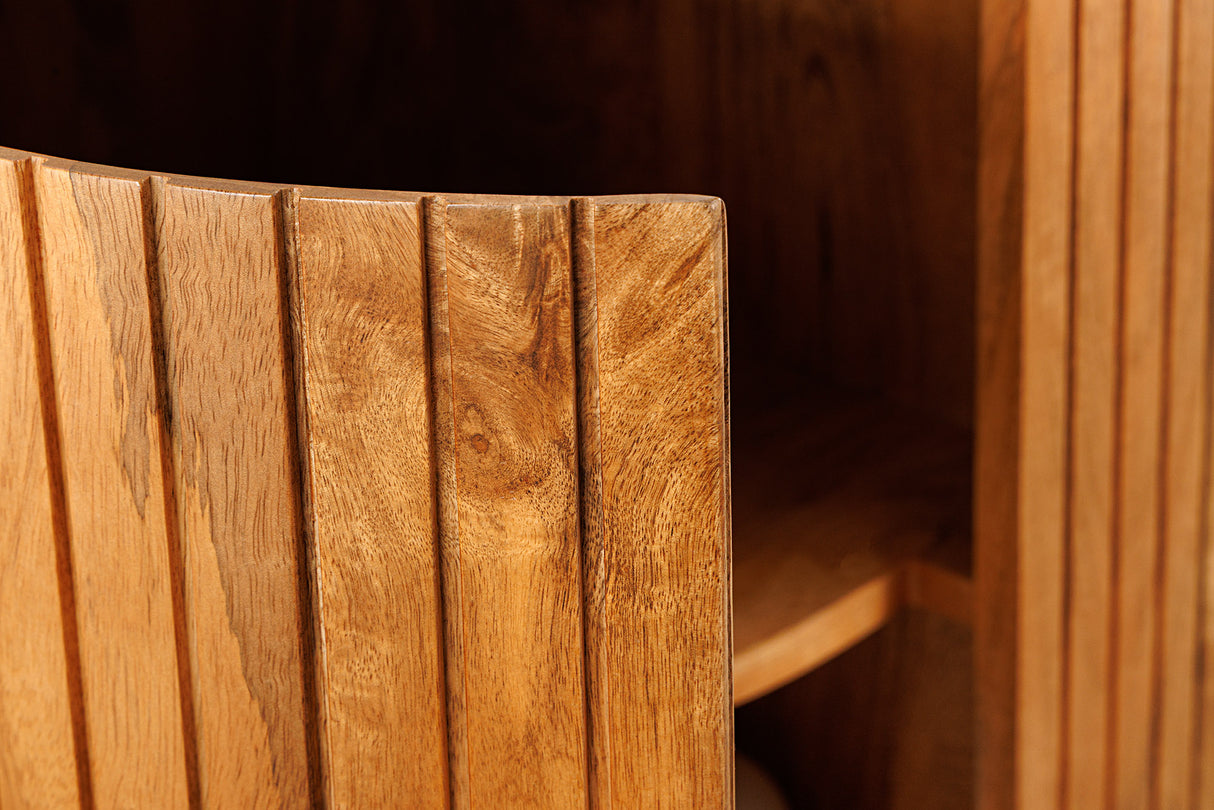 Sideboard GATSBY 160cm retro style mango wood natural