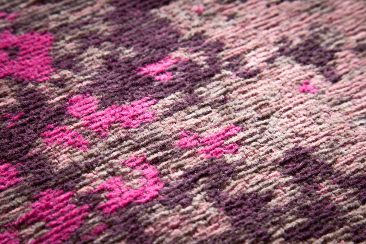 Teppich MODERN ART 150cm rund beige rosa