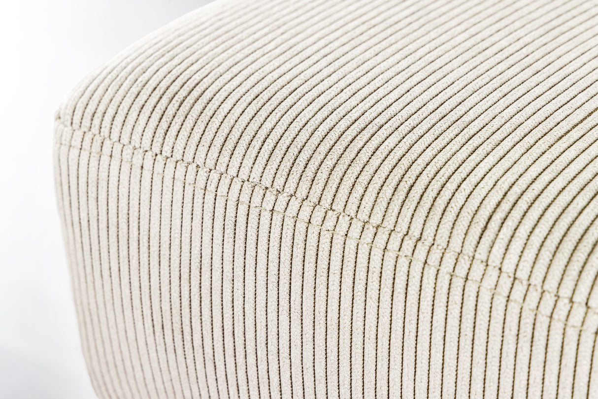 Bench BOUTIQUE 100cm beige cord