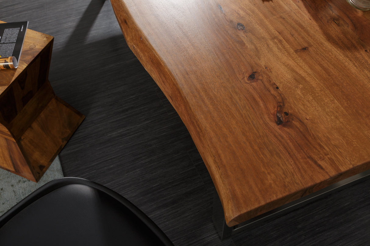 Dining table MAMMUT 180cm 35mm table top acacia wood natural