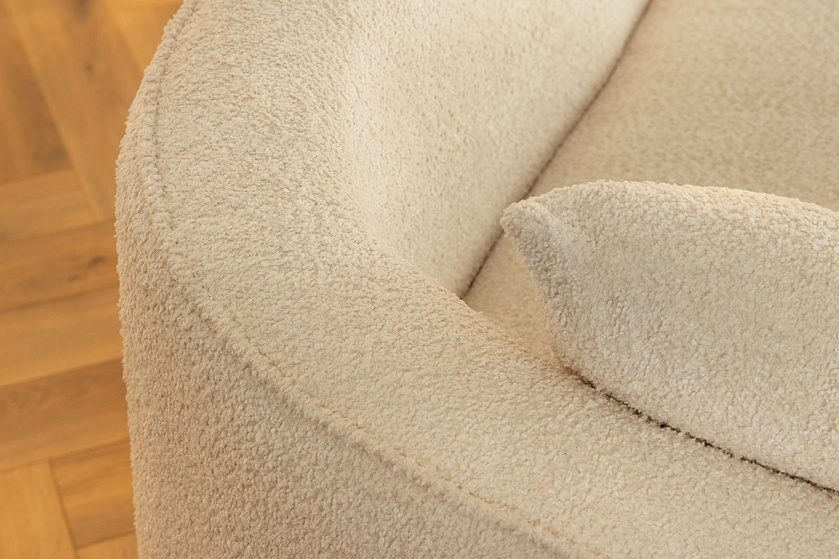 Sofa ATELIER L 330cm 3-seater XXL bouclé beige