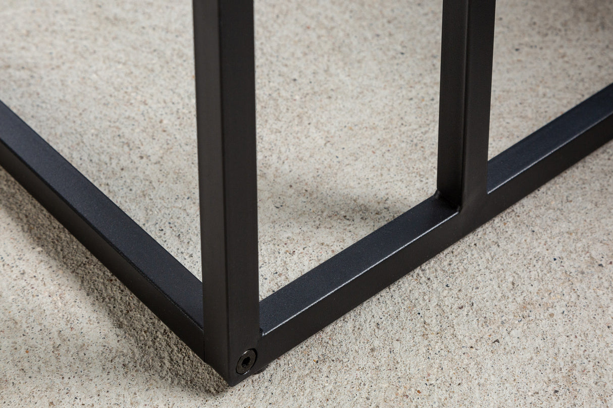 Beistelltisch SLIM LINE 65cm Esche Holzoptik schwarz