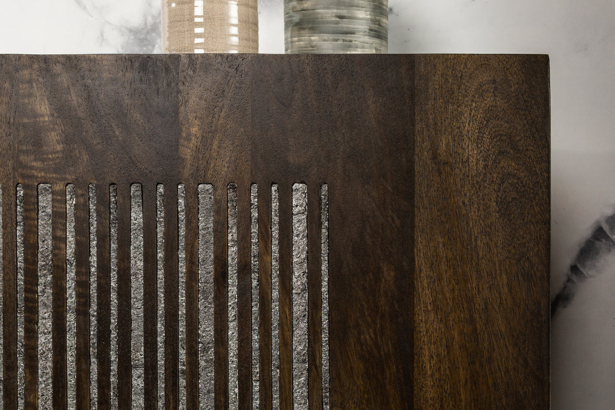 Sideboard ONYX 180cm Achatbesatz Mangoholz