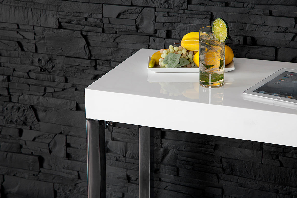 Laptop-Bürotisch WHITE DESK 120x40cm weiß
