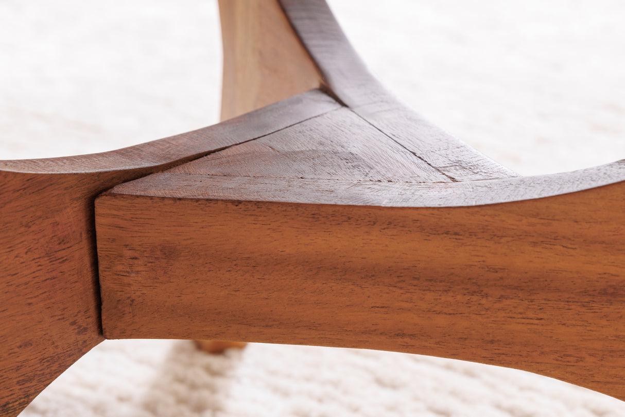 Couchtisch ARCHITECTURE 70cm Akazie Honig Finish
