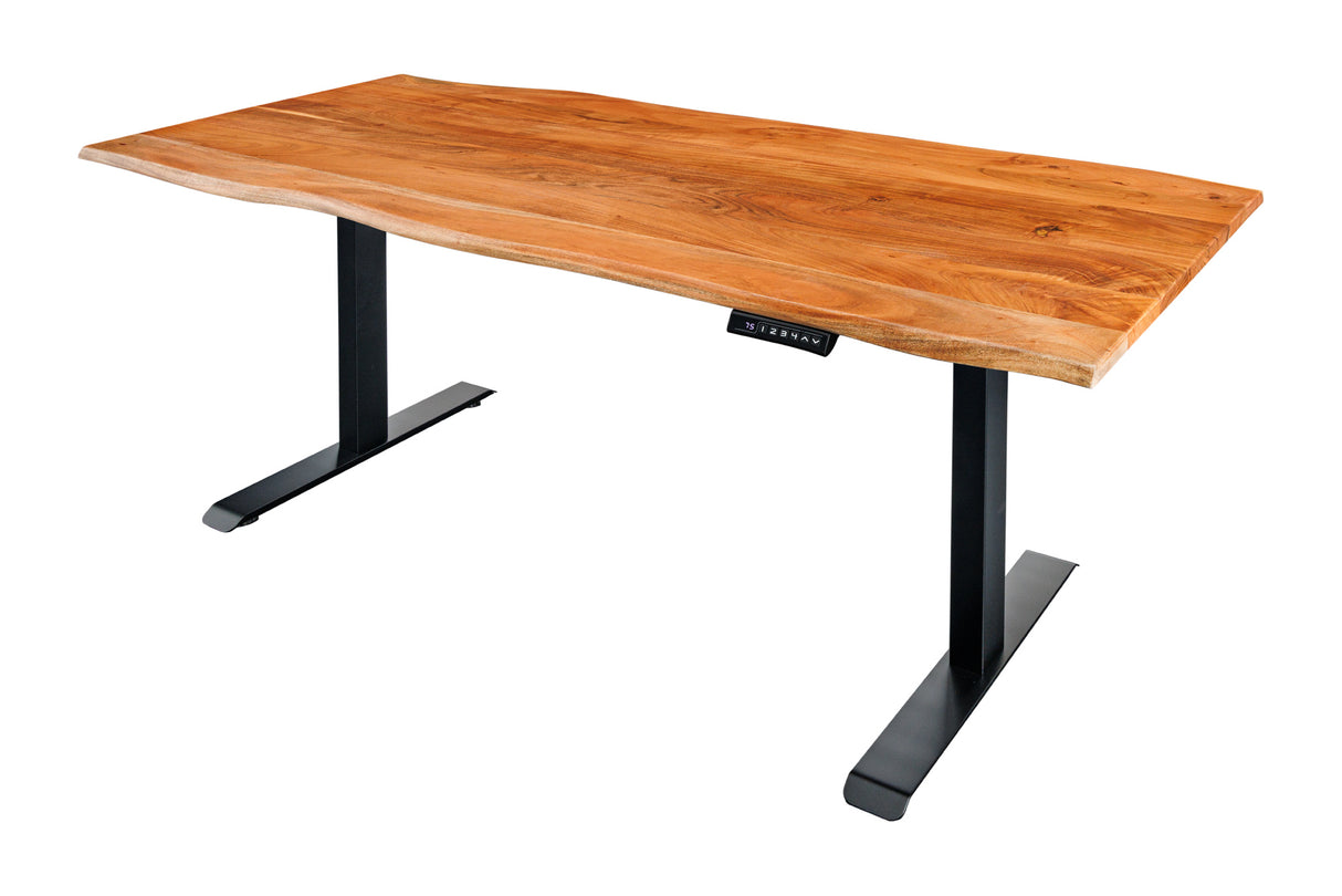 Schreibtisch MAMMUT 140cm Tischplatte Akazienholz ohne Beine