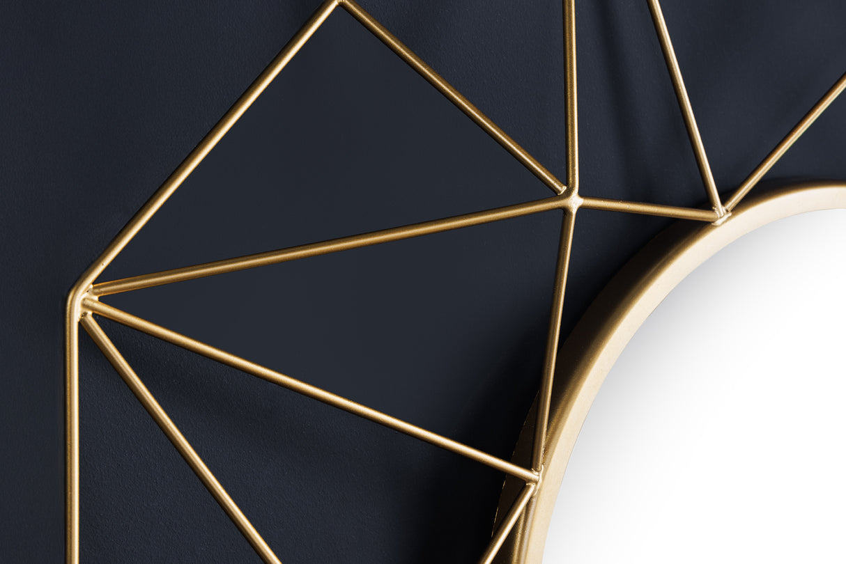 Wandspiegel DIAMOND L 80cm Eisen gold