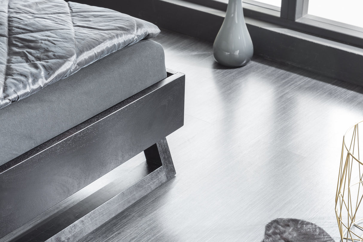 Bed SCORPION 180x200cm 3D mango wood black