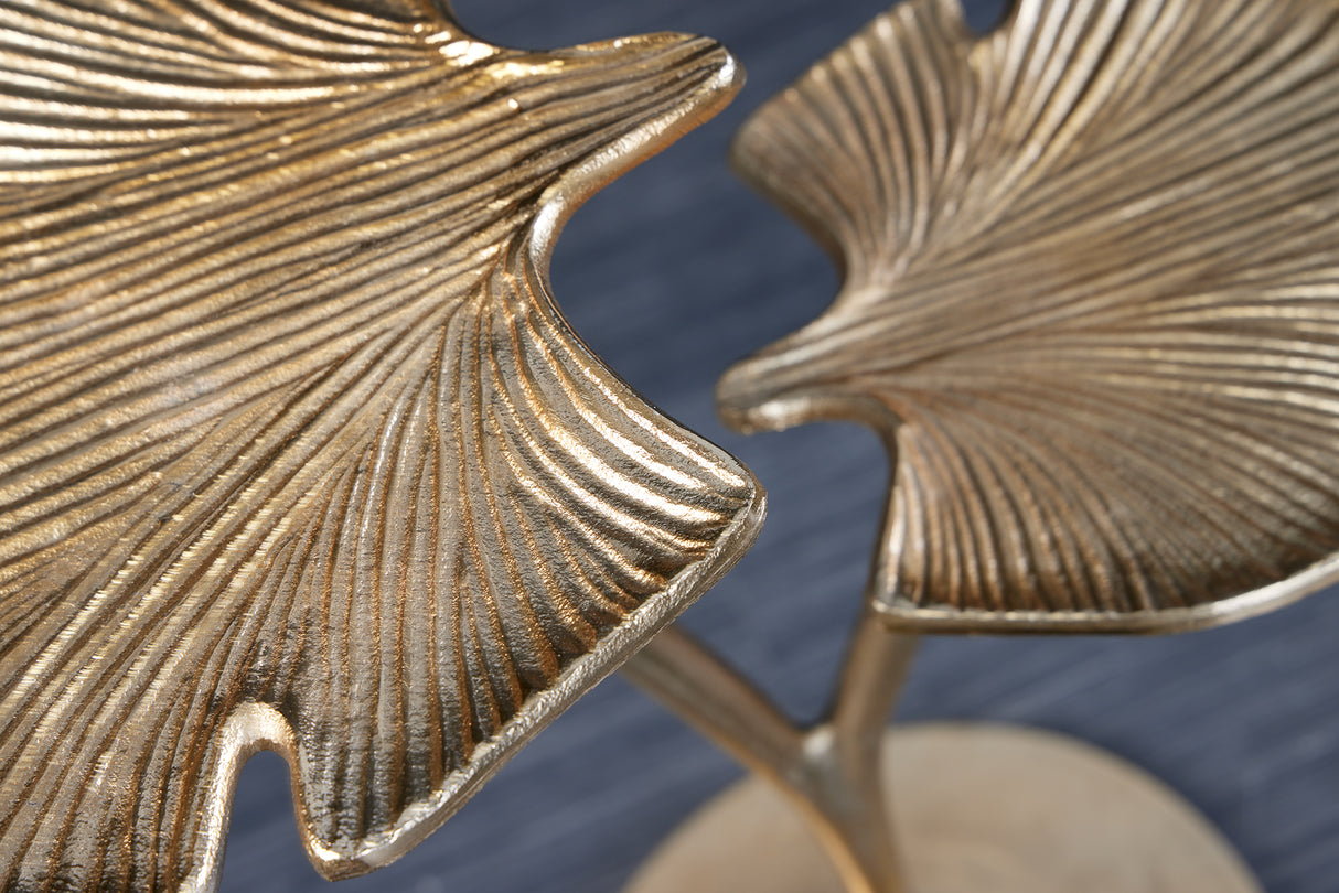Beistelltisch GINKGO LEAVES 55cm gold