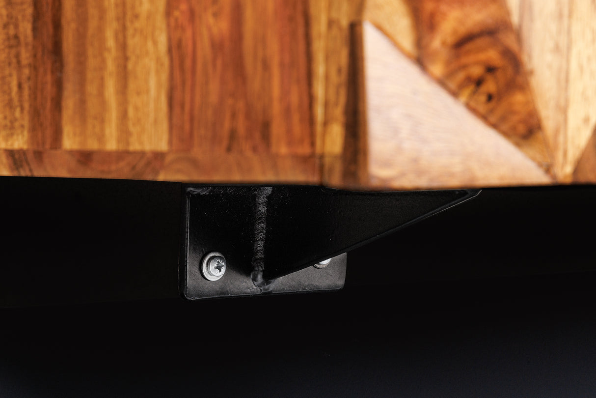 TV-Board ALPINE 160cm hängend Sheesham Holz