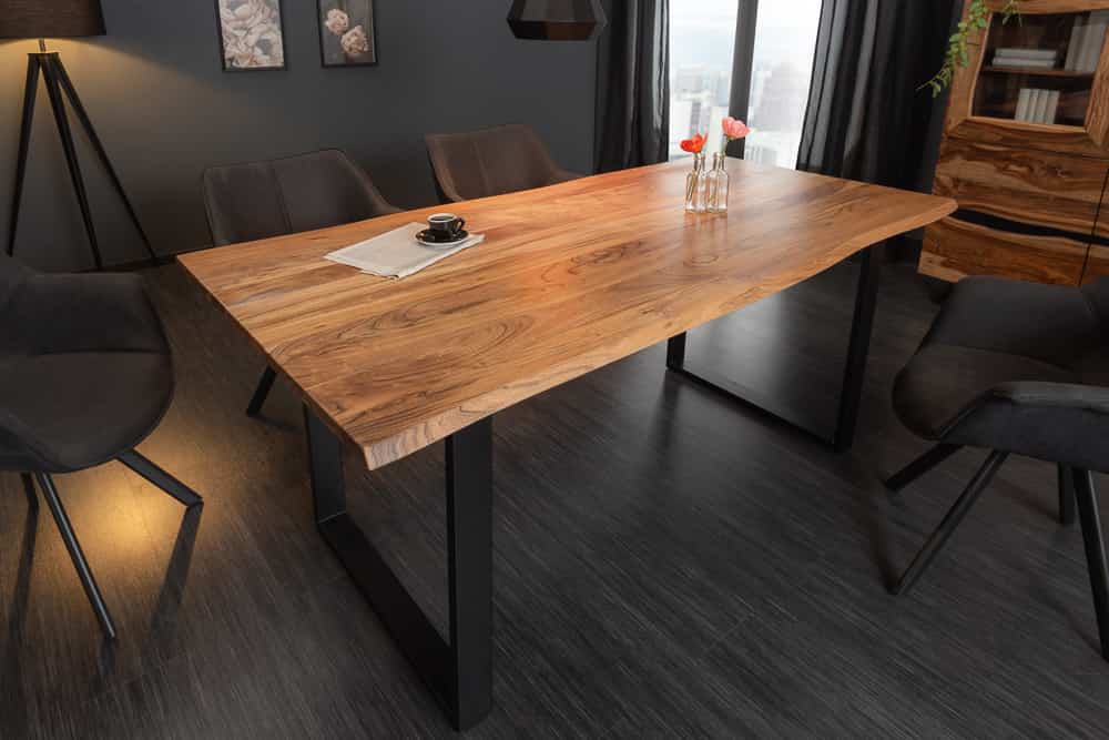 Dining table MAMMUT 180cm 26mm wild acacia wood
