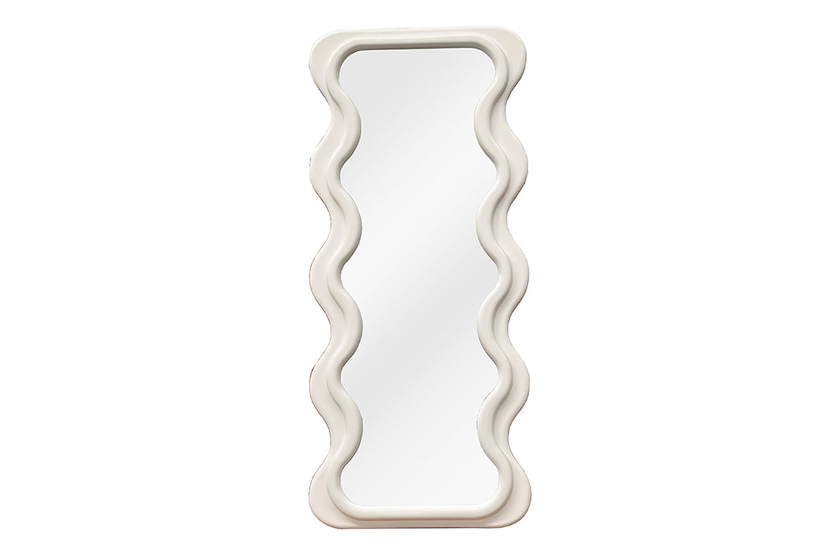 Wall mirror CURVY 160cm white
