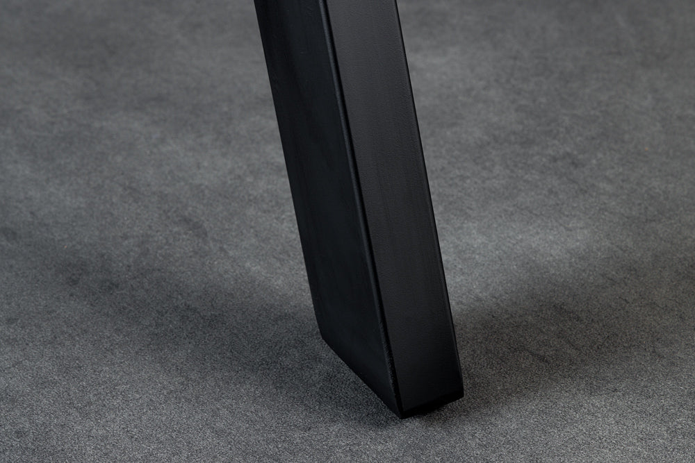 Dining table IRON CRAFT Ø 140cm round mango natural w/ black metal legs