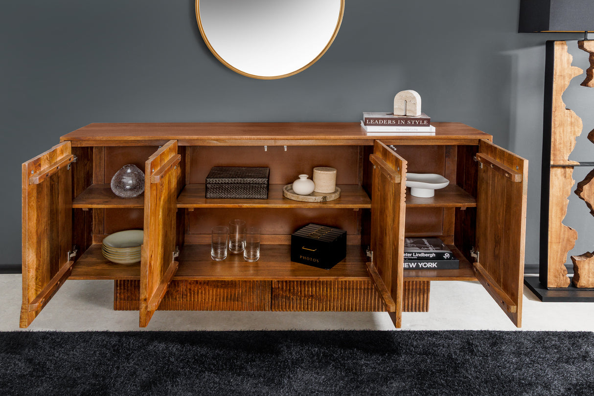 Sideboard ART DECO 170cm 3D Mangoholz braun