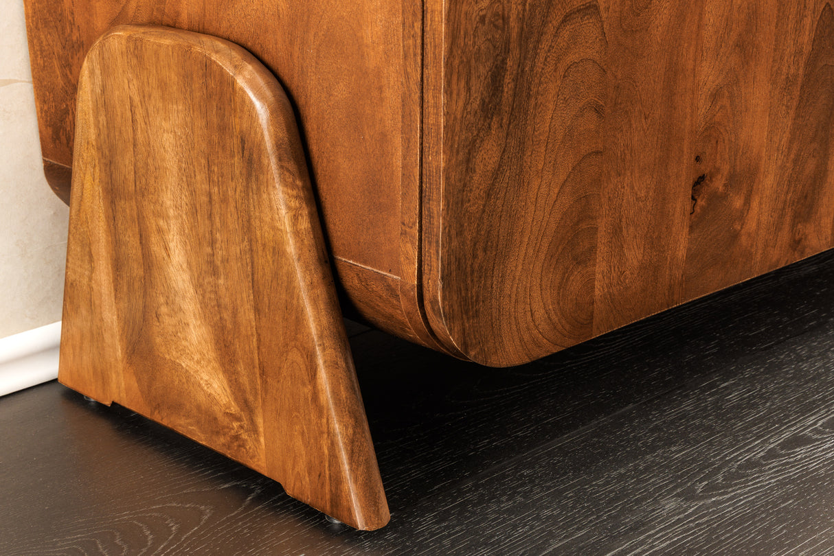 TV-Board BRASIL 160cm Mangoholz braun