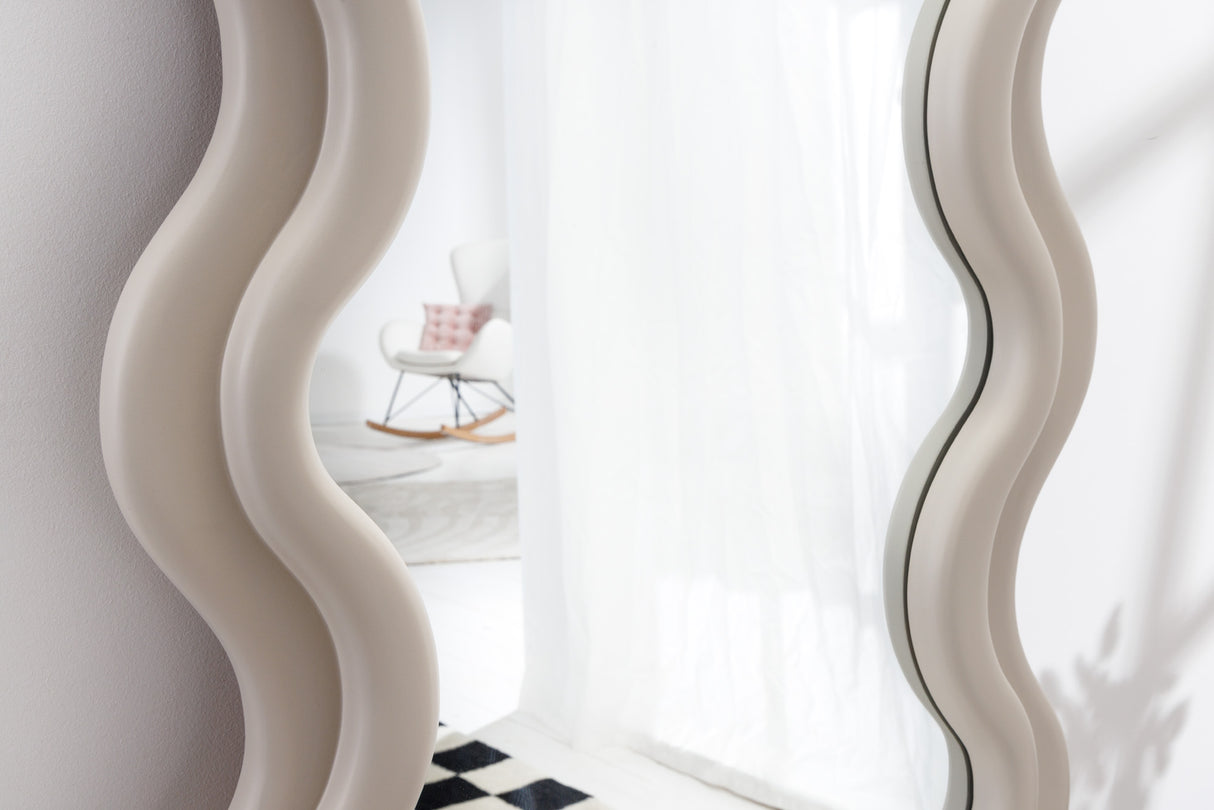 Wall mirror CURVY 160cm greige