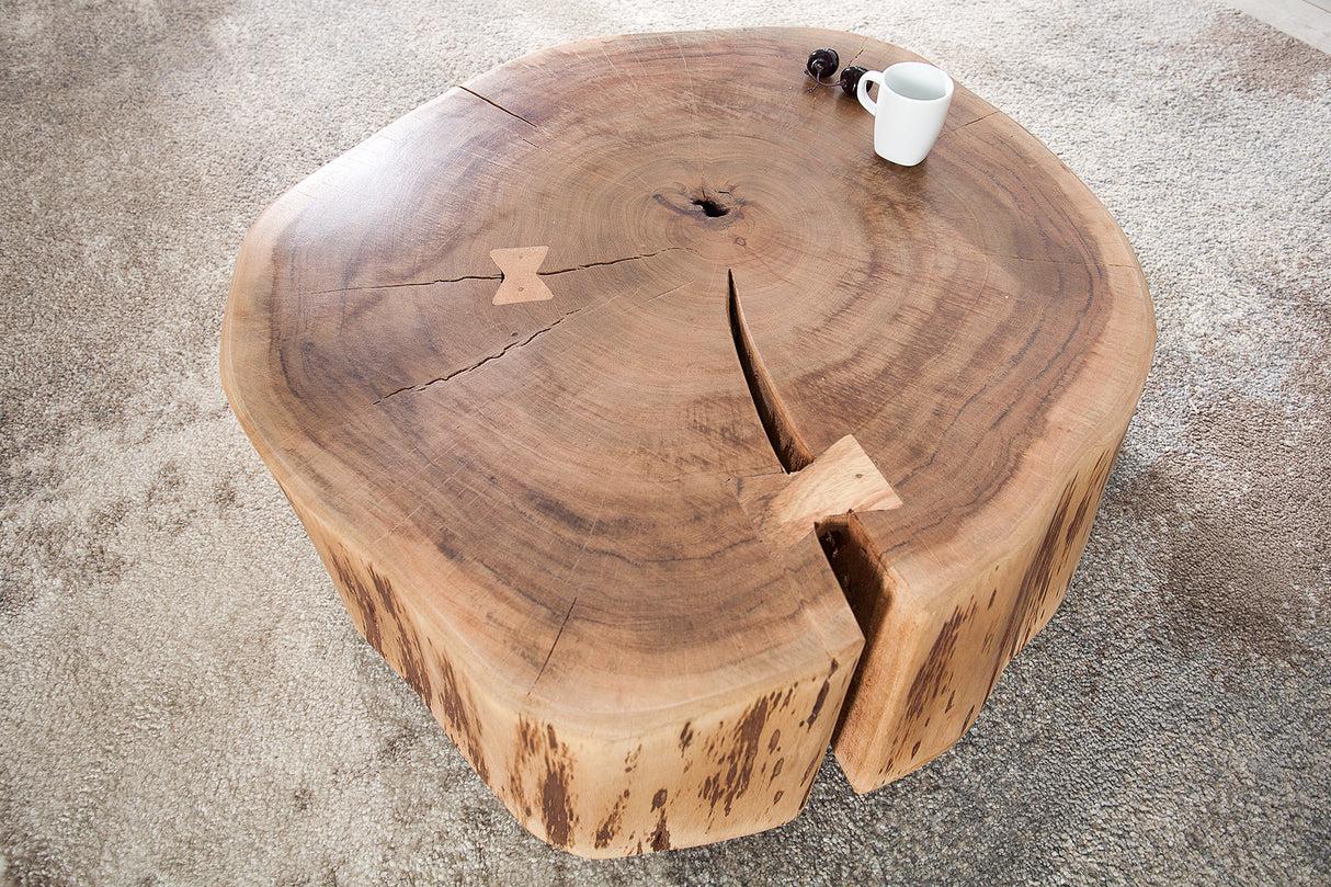Coffee table GOA 60cm with wheels acacia wood