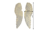 Wall decoration FALLEN ANGEL 65cm angel wings antique gold
