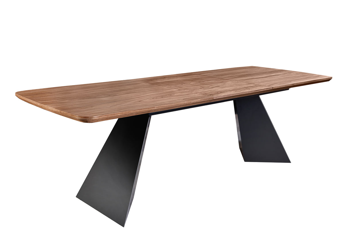 Esstisch PRESTIGE 180-240cm ausziehbar Nussbaumholz furniert natur