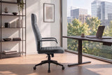 Bürostuhl LAZIO 49-59cm mit Wippfunktion Samtbezug Vogue Velours Anthrazit