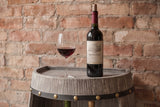 Wine shelf half BODEGA 80cm massive fir wood