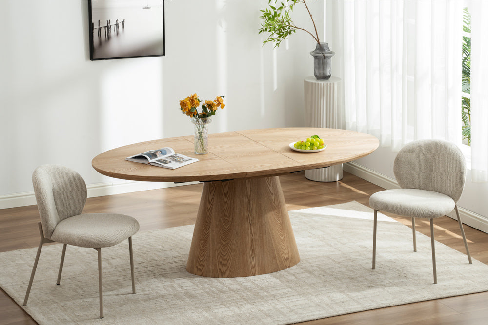 Esstisch UNIQUE 160-200cm ausziehbar Eichenholz furniert
