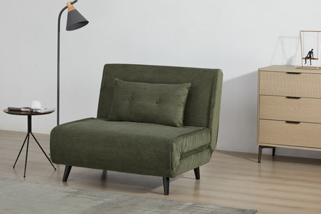 Schlafsessel SMART MULTIFUNCTION 100cm Kordel grün