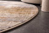 Carpet DESERT PATINA 150cm round patina-inspired pattern  sand greige taupe
