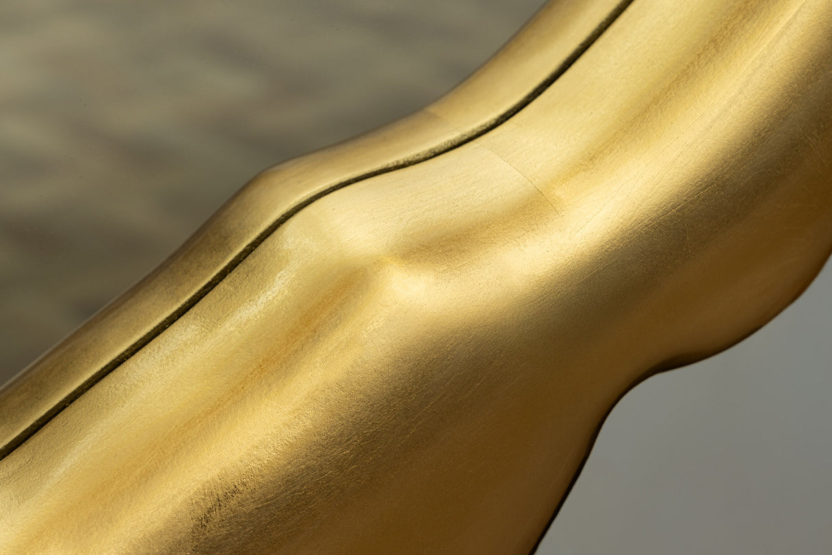 Wall mirror AURA 90cm gold