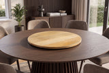 Turnplate MAKASSAR 50cm 360° mango wood natural