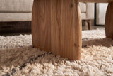 Couchtisch SCULPTURA 110cm skulpturale Form Akazienholz natur