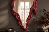 Wall mirror FLUIDUM 150cm red