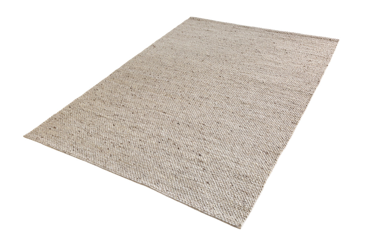 Koberec WOOL 160x240cm silver grey