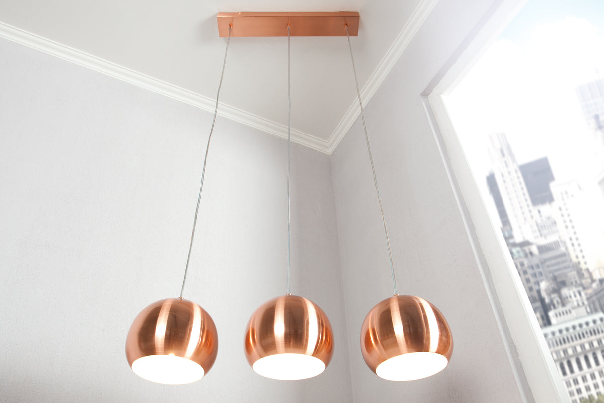 Pendant lamp COPPER BALL 3s copper