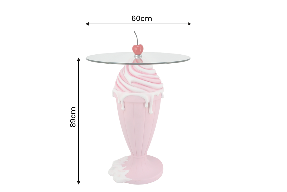 Bistrotisch SWEET SOCIETY Soft Pop 90cm pastellrosa