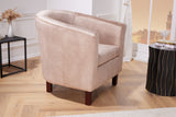 Armchair HEMINGWAY velvet champagne greige