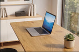 Office desk OAK DESK 120cm height adjustable natural