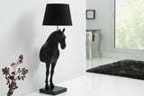 Stehlampe BLACK BEAUTY 130cm schwarzes Pferd