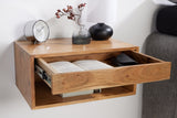 Bedside table AMAZONAS 50cm hanging acacia wood