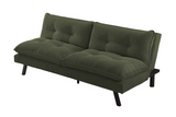 Sofa bed COCOONING 190cm 3-seater cord green